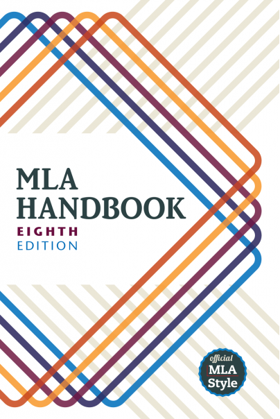 MLA handbook cover
