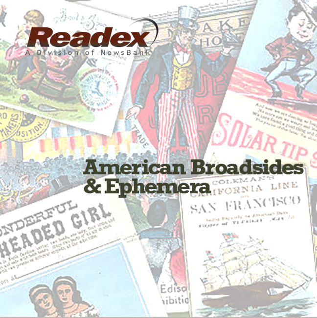 American Broadsides and Ephemera