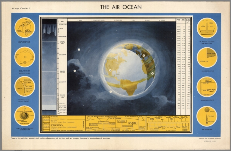 air ocean map