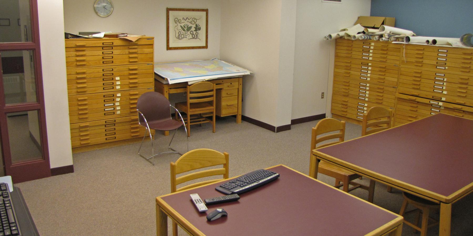 Madill 212 - James S. Street Map Room