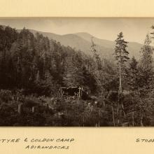 Photograph of Mt. McIntyre and Coldon Camp, by Seneca Ray Stoddard
