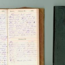 Some of the Merrill L. Howard diaries.