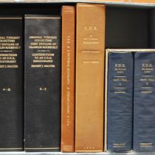 Bound materials from the Marion Anderson Hyman F.D.R. Collection.