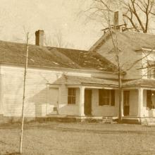 Howard Burt farmhouse, scene of the Asa Briggs murder.