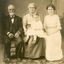 Wetherall family portrait.
