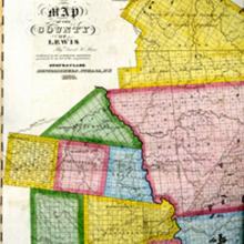 Map of Lewis County.