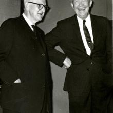 Douglas Black with Dwight D. Eisenhower.