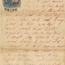 Letter written by George Graves during the Civil War.