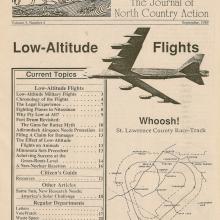 Current magazine article on low-altitude flights by the U. S. Air Force.
