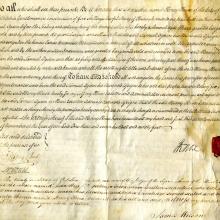 1792 deed between Samuel Ogden & Henry Knox.