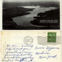 Aerial image of Cranberry Lake.