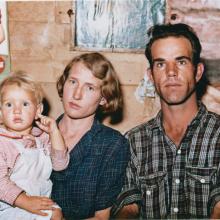 Photo of homesteader and family