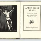 Title page and frontispiece of After Long Years by Rockwell Kent
