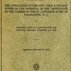 Transcript of New York and Ontario Power Company hearings from 1918.