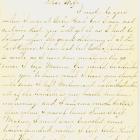 Letter from the Orson Leroy Reynolds correspondence from 1864.