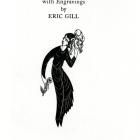 Title page of &quot;The Constant Mistress&quot; by Enid Clay with engravings by Eric Gill