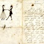 Illustrated letter dated Jan. 1863